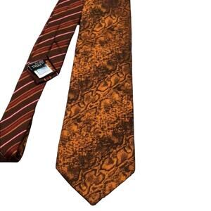 Vintage Roberto Cavalli Reptile Tie | 3.5” wide